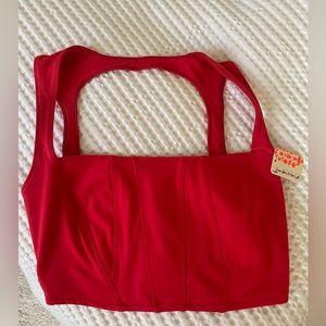 Free People Movement What a Feeling Bustier. Nwt.